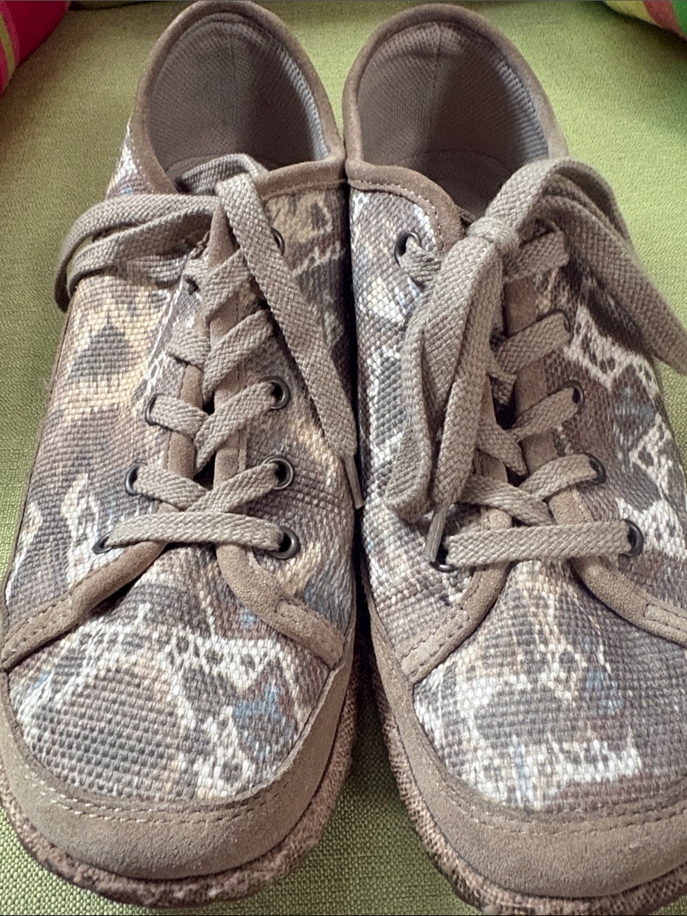 Acorn Tannish Green & Blue Women’s Sneakers